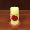 Wrapables Shabby Chic Burlap Rose Flower 3 Inch Diameter (Set of 12), Champagne